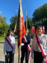 Poczet Sztandarowy na uroczystościach miejskich